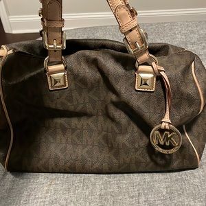 Brown Michael Kors hand bag